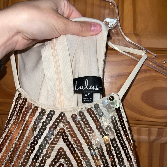 Lulu's Red Sheath Halter Dress - Picture 2 of 3